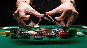 Layar dealer langsung Speed Blackjack di platform buka77 dengan streaming video HD